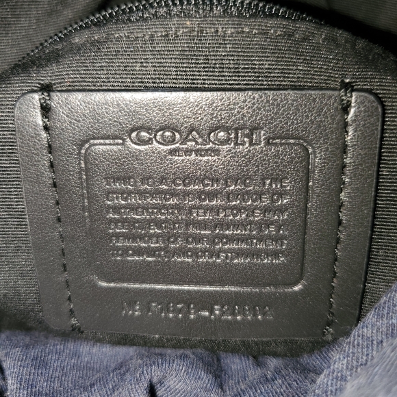 Coach Small Lexy Handbag- Black F28992 - Picture 7 of 10